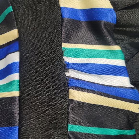 Women's Sleeveless Stripe RuffleBodycon Long Pants High Waist Jumper size 3X - Picture 11 of 13